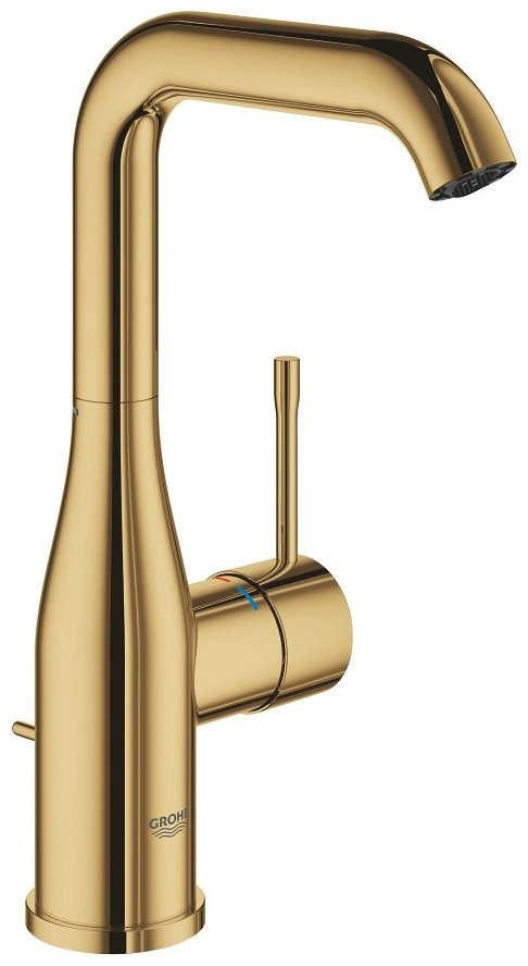 Смеситель однорычажный для раковины Grohe Essence, размер L, рычажный донный клапан, цвет Холодный рассвет (24174GL1) купить,NaN