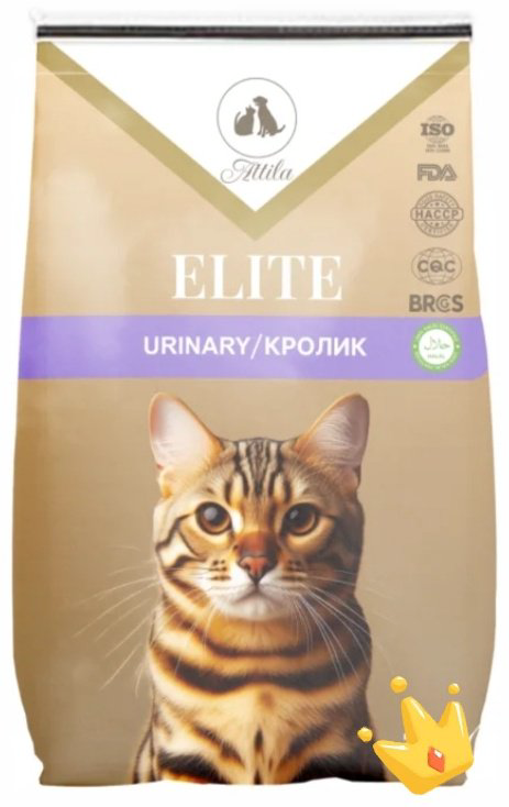 Корм ATTILA сухой корм Urinary кролик для кошек кролик 1.5 кг купить,6800