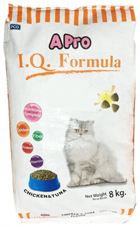 Корм Apro I.Q. Formula для взрослых курица, тунец 8 кг купить,14990