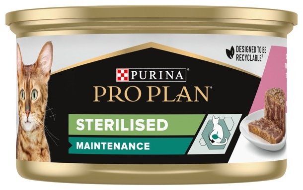 Корм Purina паштет лосось, тунец 85 г 24 шт купить,20000