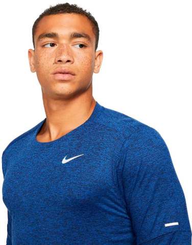 Футболка Nike Element Crew DD4754-451 синий S  купить,NaN