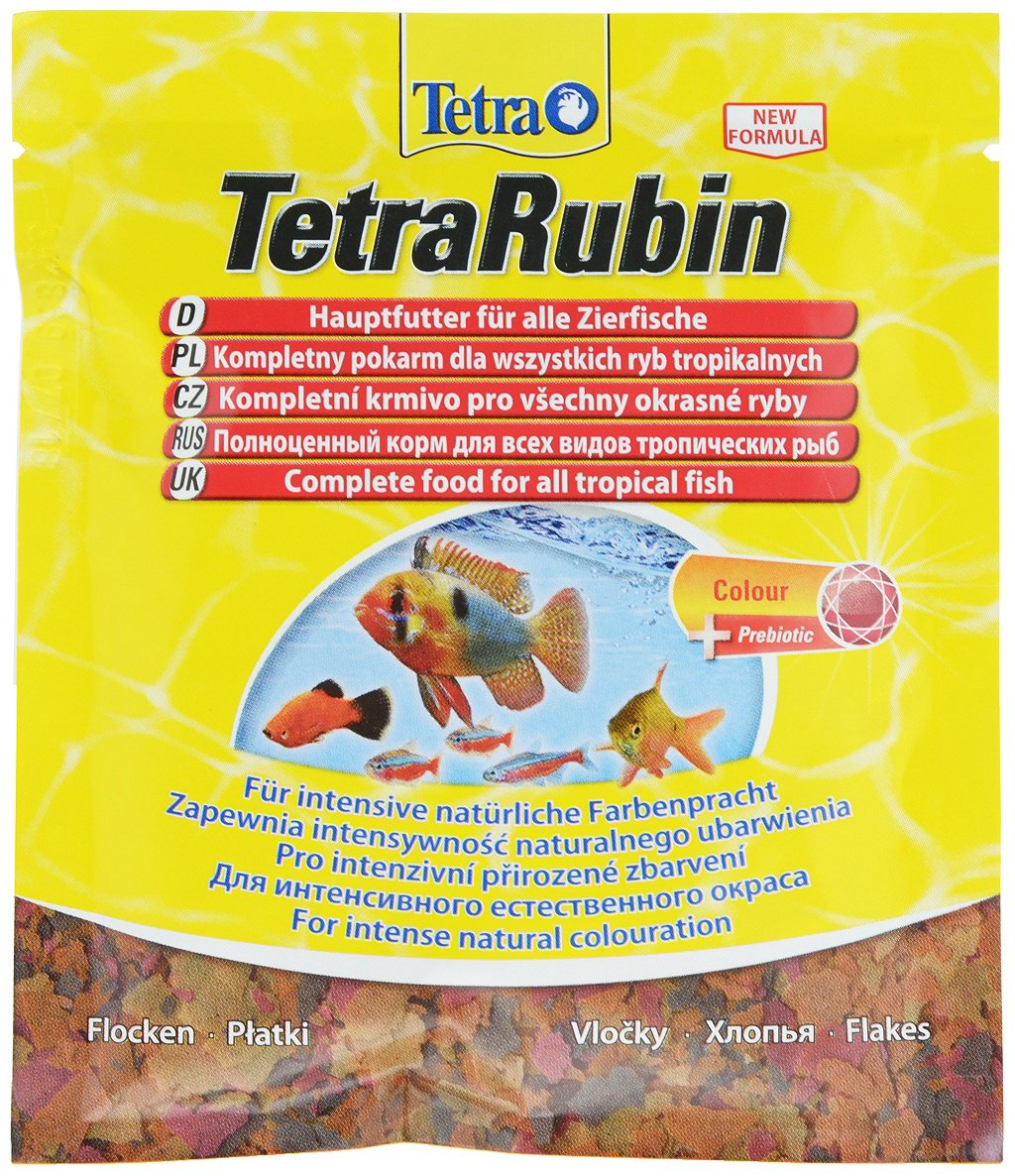 Корм Tetra хлопья Rubin для усиления естественной окраски рыб 12 г купить,780
