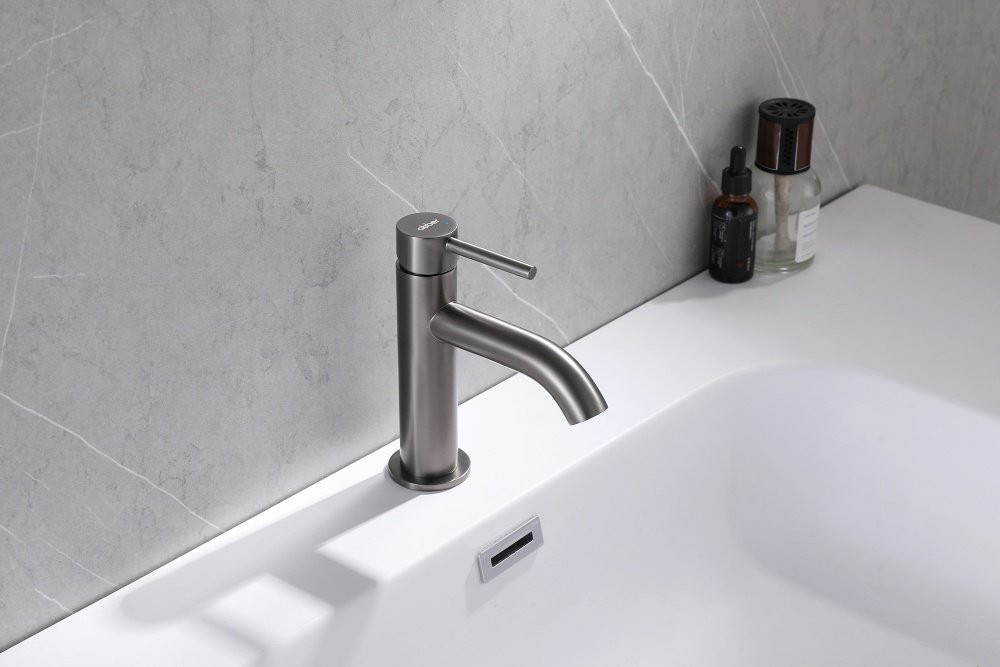 Смеситель для раковины Abber Wasser Kreis AF8110NG, латунь, цвет никель купить,109890