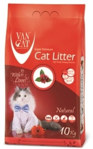 Наполнитель Van Cat Natural нейтральный комкующийся 10 л