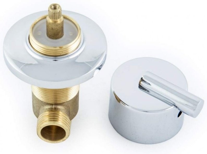 Смеситель врезной на борт ванны Grohe GR-H705, поворотно-нажимной купить,NaN
