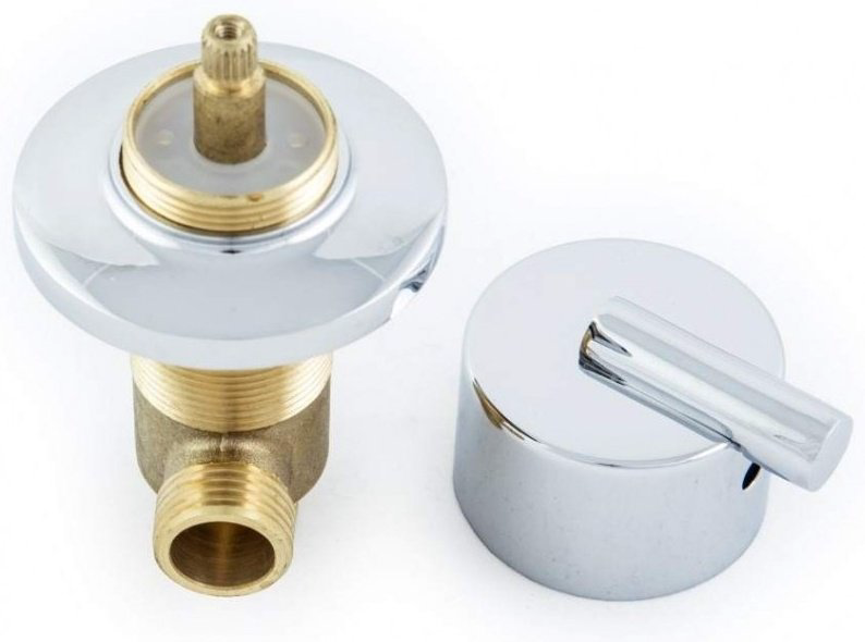 Смеситель врезной на борт ванны Grohe GR-H705, поворотно-нажимной купить,NaN