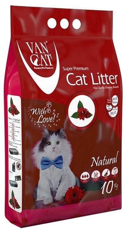 Наполнитель Van Cat CP57 комкующийся 10 л