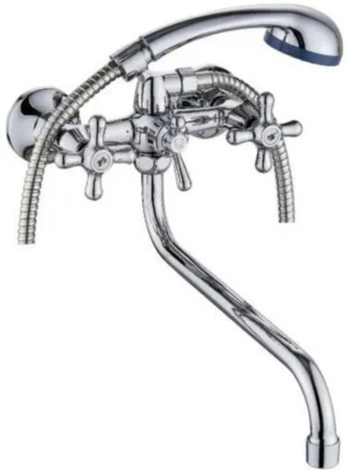 Смеситель для ванны с душем Cronwil CD340-22, двухзахватный купить,18500