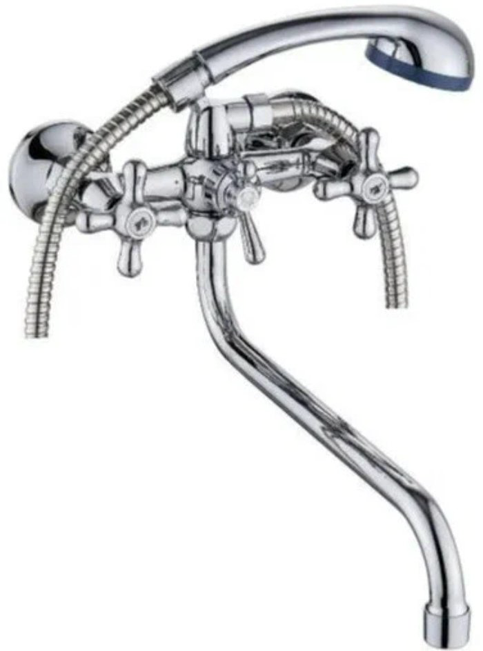 Смеситель для ванны с душем Cronwil CD340-22, двухзахватный купить,18500