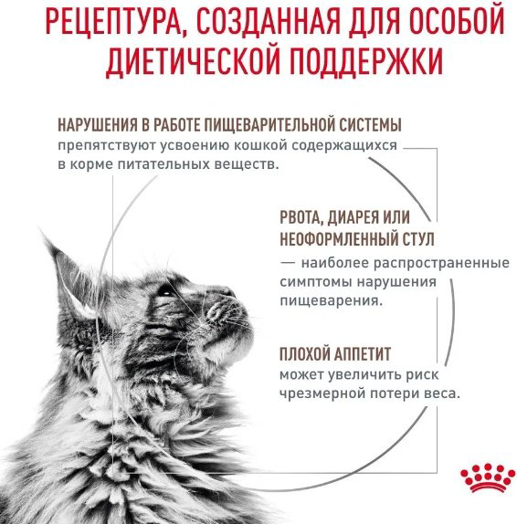 Корм Royal Canin Gastrointestinal при проблемах с ЖКТ птица 2 кг купить,22000