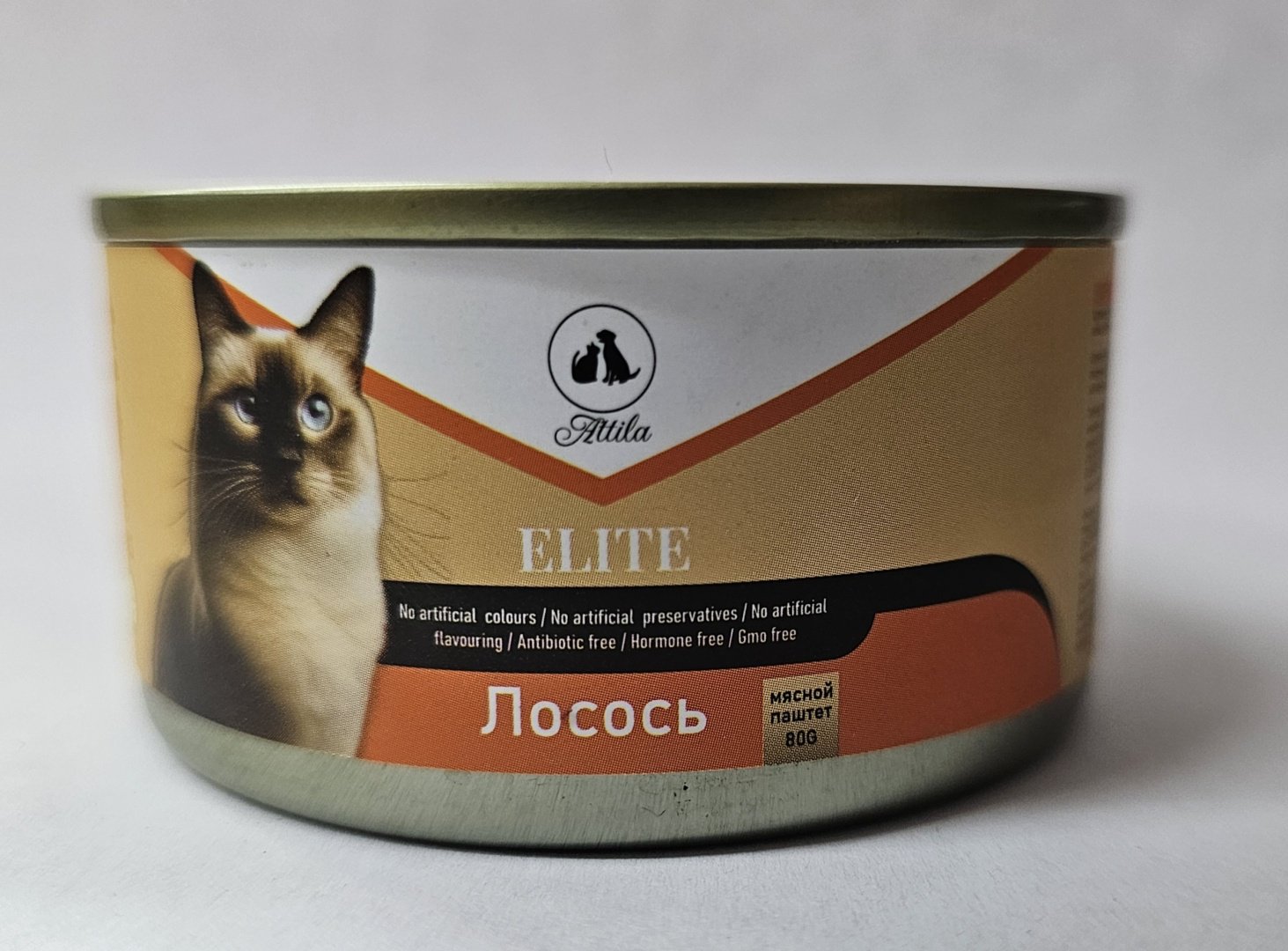 Корм ATTILA паштет лосось 80 г 1 шт