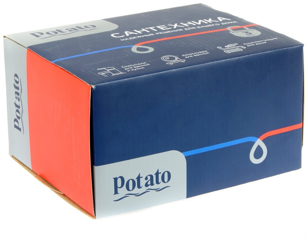 Смеситель для ванны Potato P3009 , однозахватный купить,36000