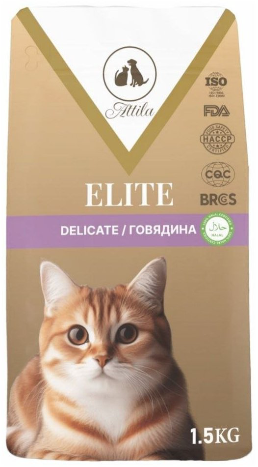 Корм ATTILA ELITE Delicate говядина 1 кг купить,3700