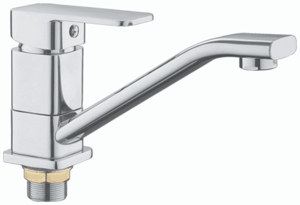 Смеситель для кухни Rainsberg R1703DF, силумин, цвет хром