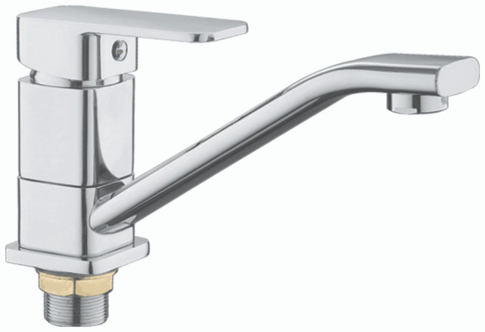 Смеситель для кухни Rainsberg R1703DF, силумин, цвет хром
