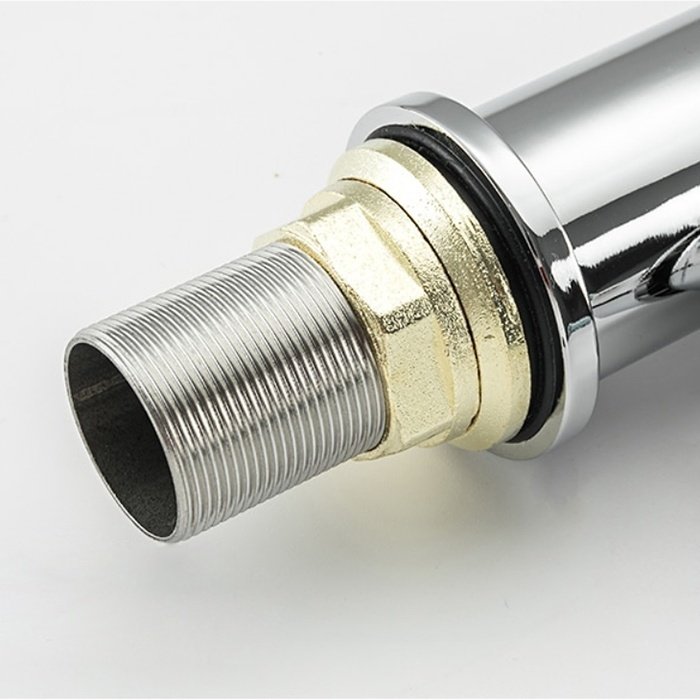 Смеситель с гибким изливом Frap F4552, латунь, цвет серый, хром купить,31000