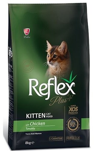 Корм Reflex Plus Kitten для котят курица 1 кг