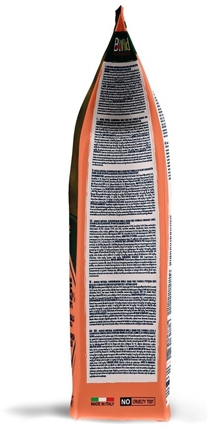 Корм Monge Cat Bwild Grain Free для взрослых тунец и горох тунец, горох 1.5 кг купить,NaN