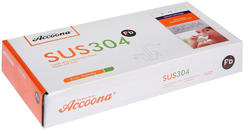 Смеситель с гибким изливом Accoona A9890F-3, латунь, цвет черный купить,NaN