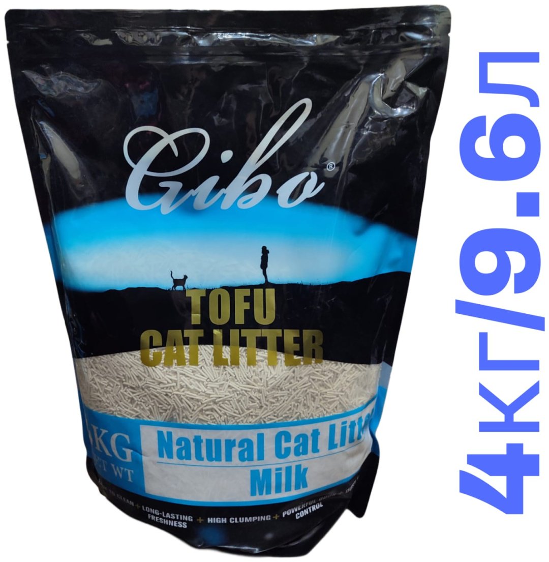 Наполнитель Gibo Tofu комкующийся 9.6 л 4 кг купить,NaN