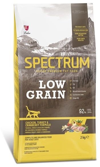 Корм SPECTRUM Adult для взрослых курица, индейка, клюква 2 кг купить,6900