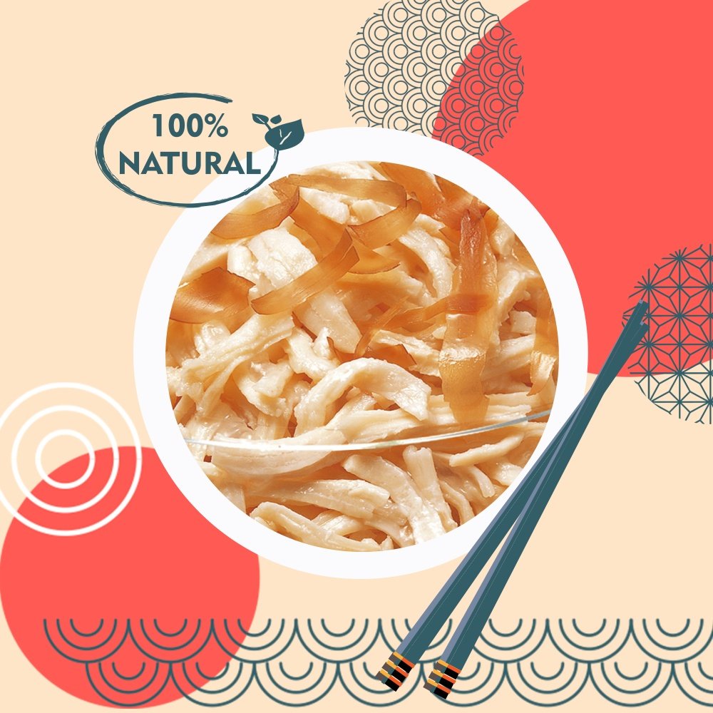 Корм INABA кусочки в желе курица, кацуобуси 60 г 1 шт