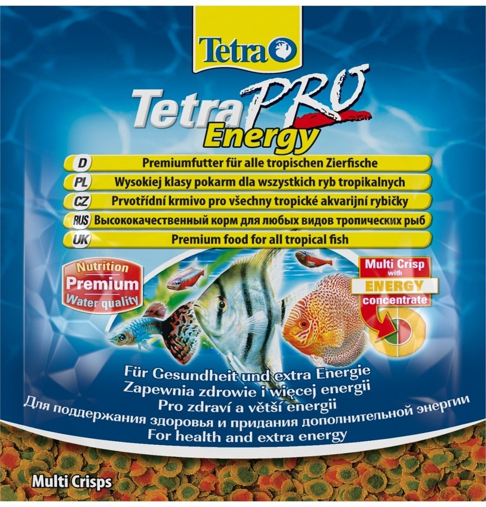 Корм Tetra чипсы Pro Energy для декоративных рыбок 12 г купить,940