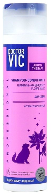 Уход Doctor VIC Floral Magic Шампунь-кондиционер ароматизированный для собак 250 мл купить,4990