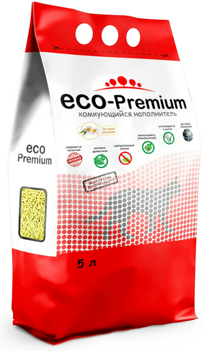 Наполнитель ECO-Premium с экстрактом ромашки комкующийся 5 л