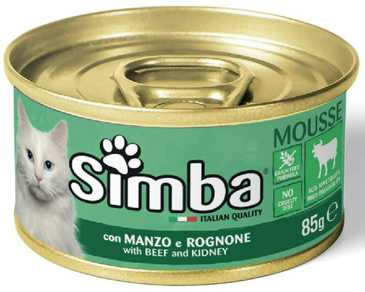 Корм Simba суфле говядина, почки 85 г 3 шт