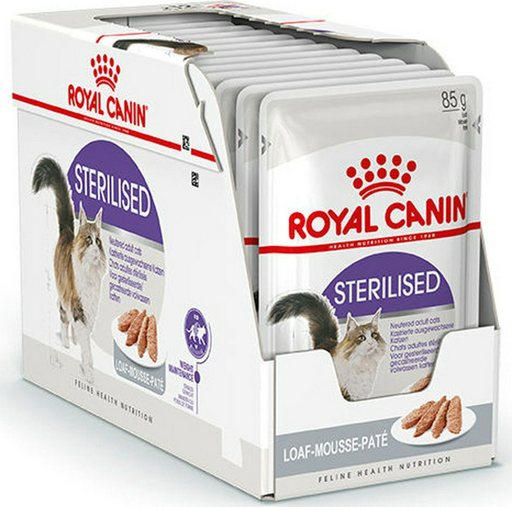 Корм Royal Canin Sterilised паштет мясо 85 г 12 шт