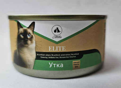 Корм ATTILA паштет утка 80 г 1 шт