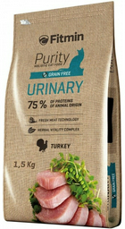 Корм Fitmin Purity Urinary, для профилактики мочекаменной болезни индейка 1.5 кг