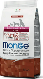 Корм Monge Extra Small Adult Lamb для экстра мелких пород ягненок 2.5 кг