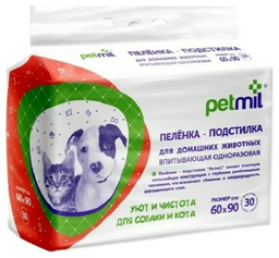Petmil пеленка одноразовая 30 шт