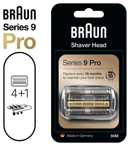 Бритвенная головка Braun 94M серебристая