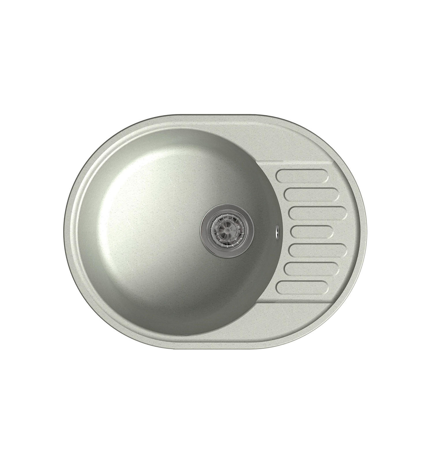 Кухонная мойка Lex Orta 620 серая