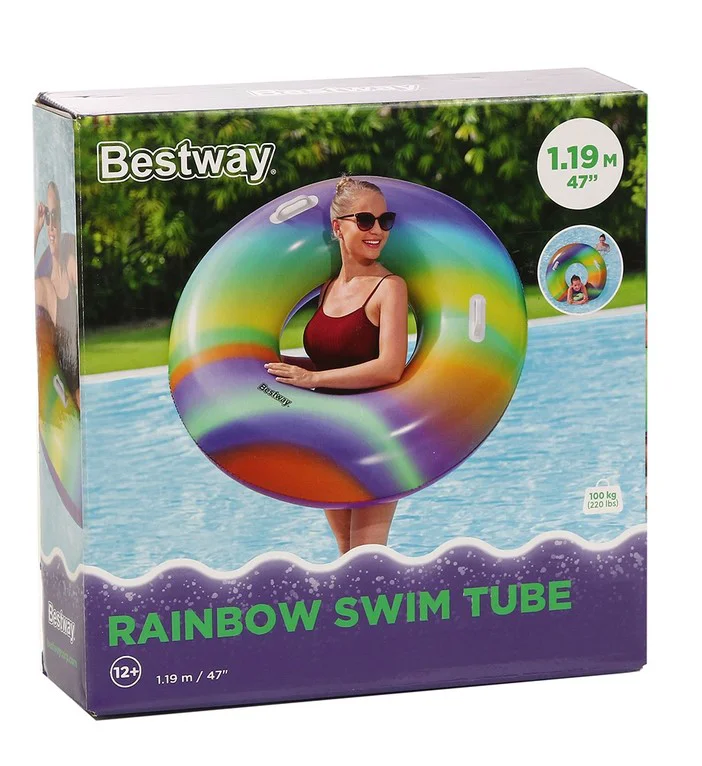 Надувной круг Bestway Rainbow 36352 119 см