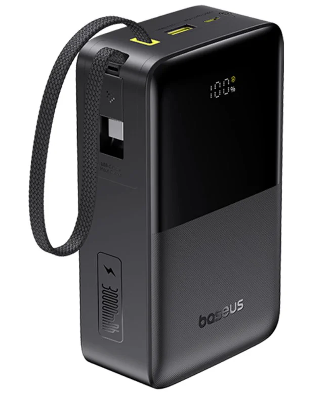 PowerBank Baseus EnerFill FC51 Bipow2 Pro Digital Display 30000mAh PPBD2P-3022 E0028100 Cosmic Black