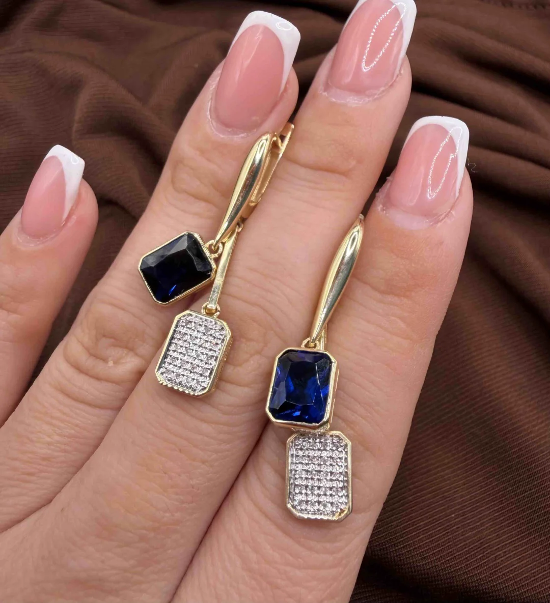 Комплект Luxrai золото, бриллиант желтое 585 купить,NaN