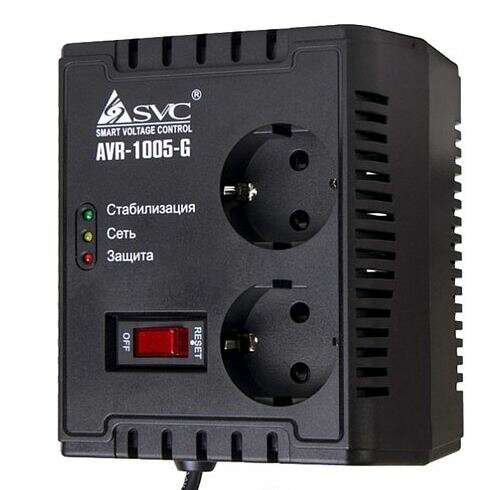 Стабилизатор SVC AVR-1005-G черный