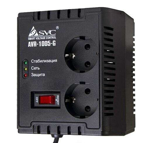 Стабилизатор SVC AVR-1005-G черный