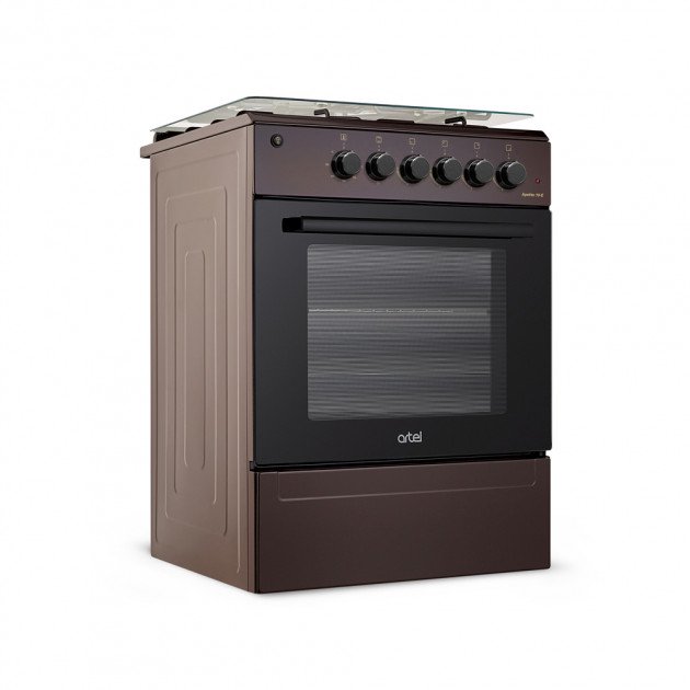 Газовая плита Artel Apetito 10-G коричневая - ForteMarket Газовая плита Artel Apetito 10-G коричневая купить,0