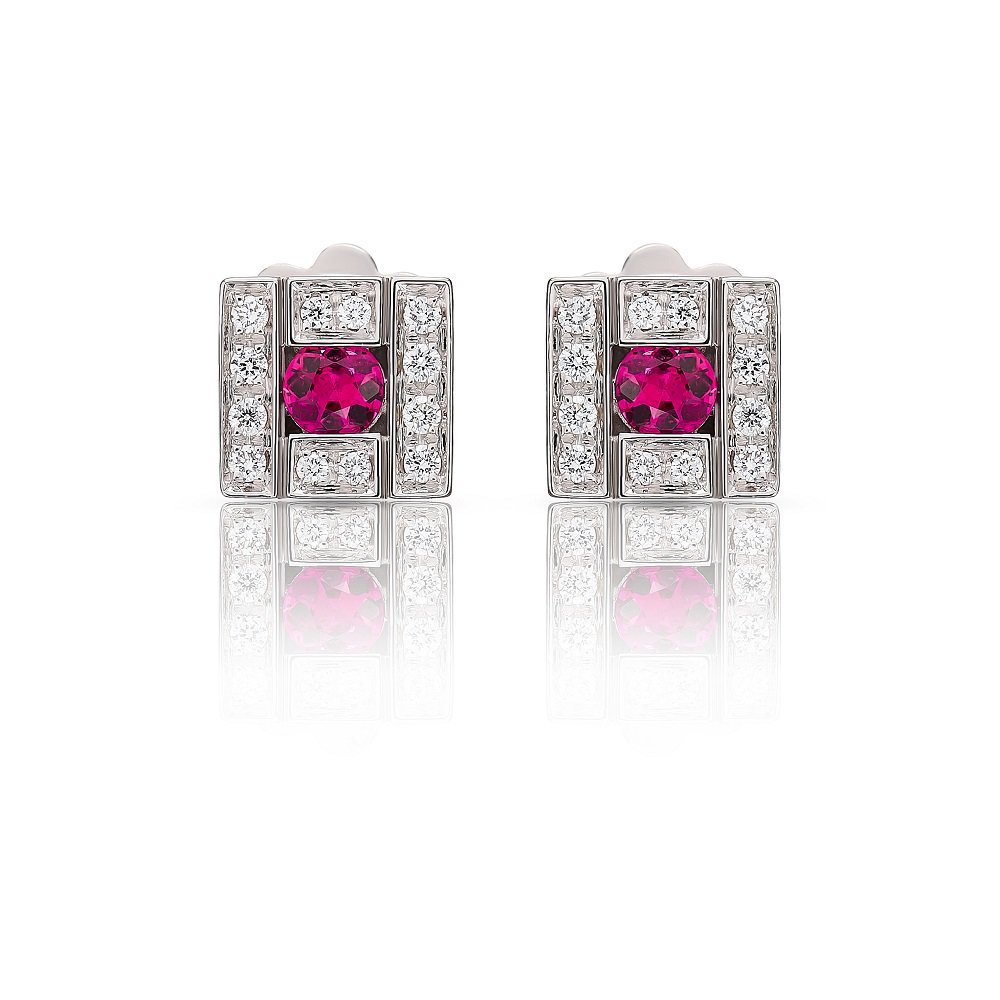 Серьги Damiani 13804 д 3,85гр 0,13ct 0,25ct. купить,NaN