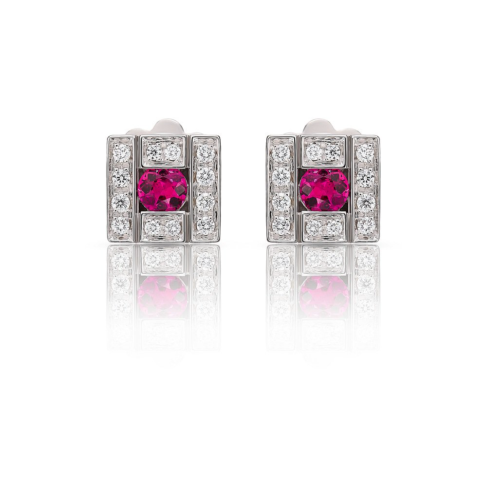Серьги Damiani 13804 д 3,85гр 0,13ct 0,25ct. купить,NaN