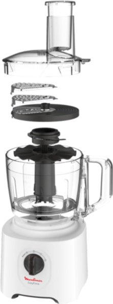 Кухонный комбайн Moulinex FP244110 белый купить,0