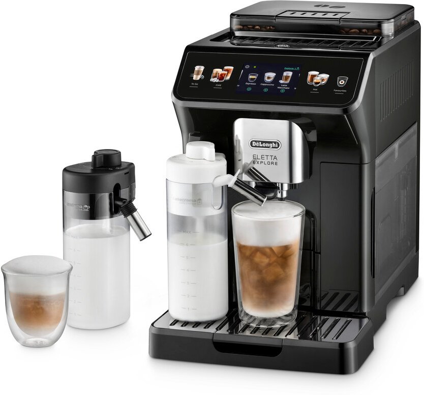 Кофемашина DeLonghi ECAM450.55.G черная - ForteMarket Кофемашина DeLonghi ECAM450.55.G черная купить,0