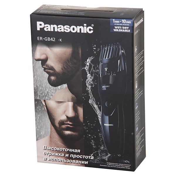 Машинка Panasonic ER-GB42-K520 для стрижки черная купить,41990