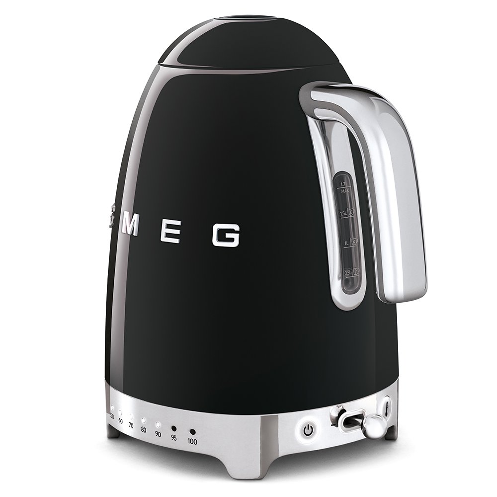 Электрочайник Smeg KLF04BLEU 1,7л черный купить,0