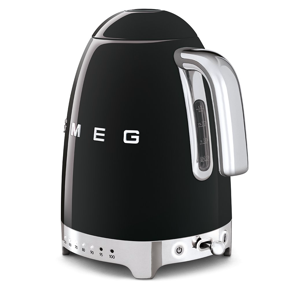 Электрочайник Smeg KLF04BLEU 1,7л черный купить,137990